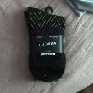 Steve Madden boot socks!